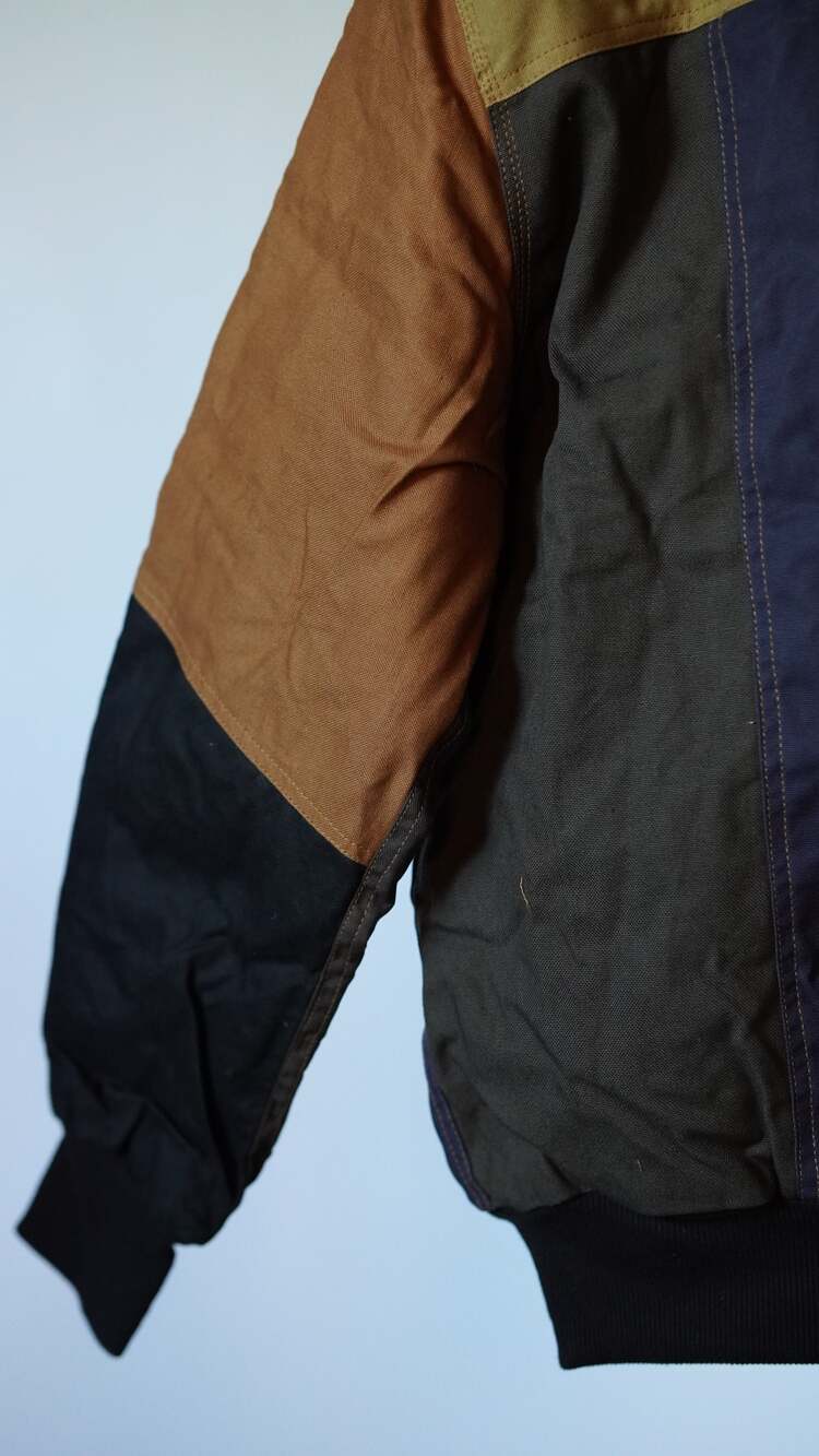 Workwear Colorblock Hooded Jacket Size M - Picture 6 of 6
